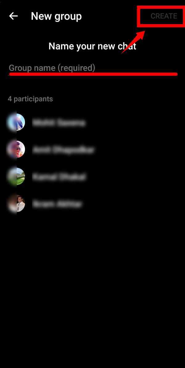How To Create A Group In Messenger