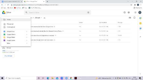 How To Create A Subfolder In Google Drive