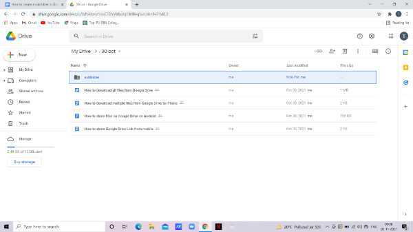 How To Create A Subfolder In Google Drive