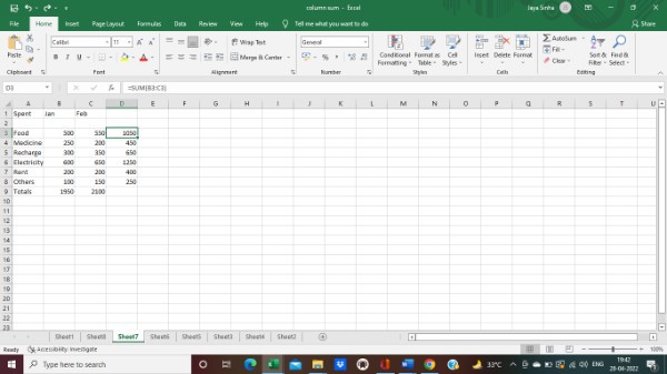 How To Create An Excel Spreadsheet With Formulas
