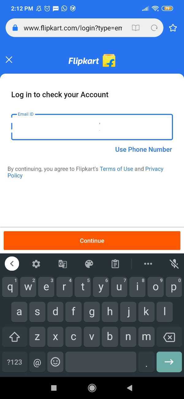 How To Create Flipkart Account With Email