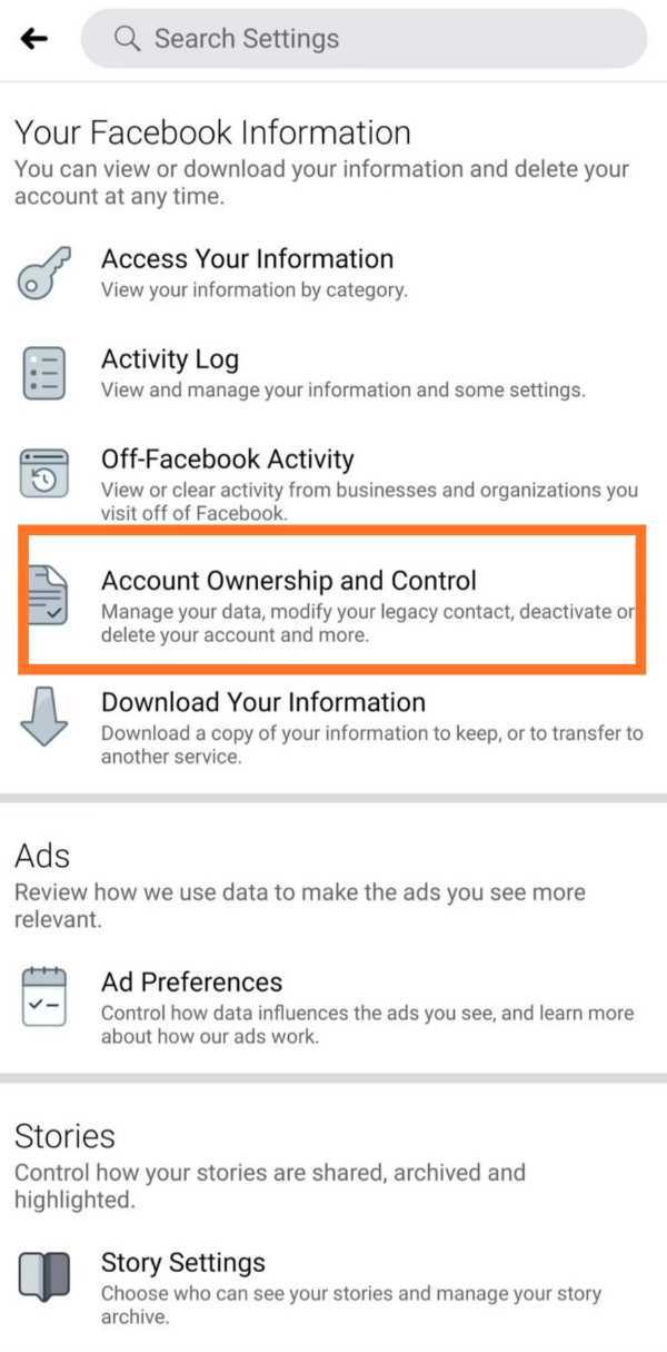 How To Deactivate Facebook Account In Mobile