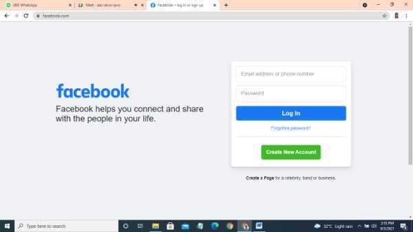 How To Deactivate FB Account In PC