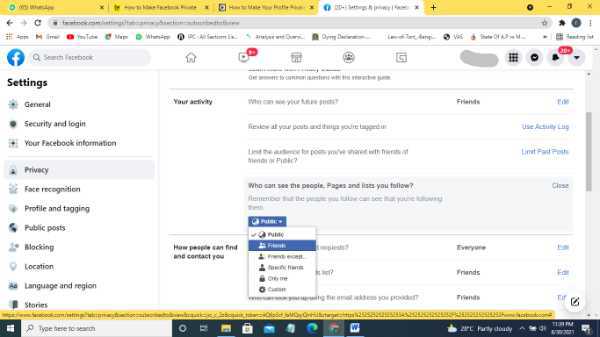 How To Deactivate FB Account In PC
