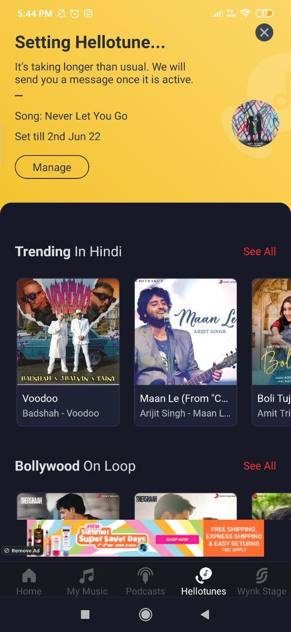 How To Deactivate Hello Tune In Airtel Wynk