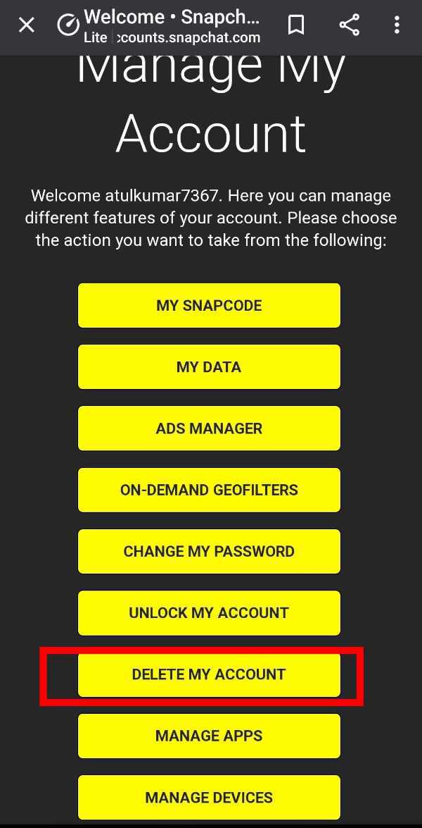 How To Deactivate Snap Id