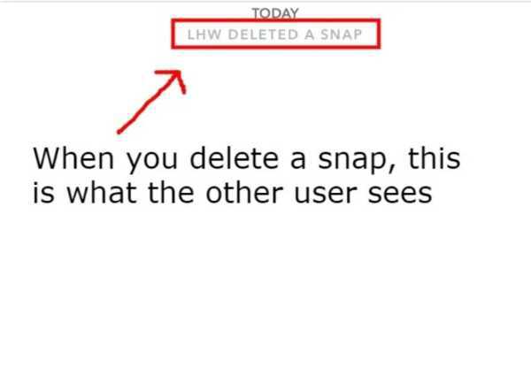 How To Delete A Delivered Snap