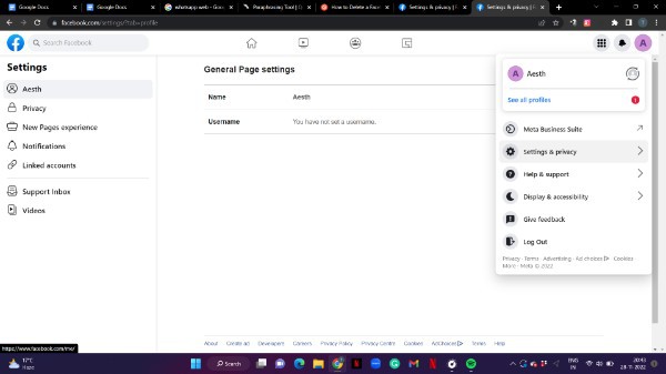 How To Delete A Page On Facebook