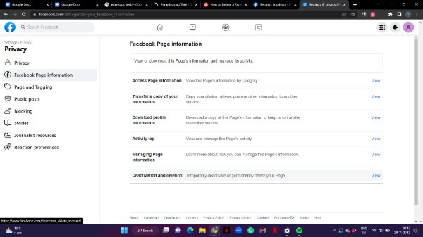 How To Delete A Page On Facebook