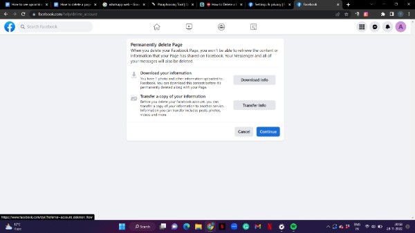 How To Delete A Page On Facebook
