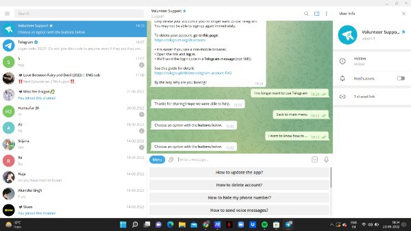 How To Delete A Telegram Account