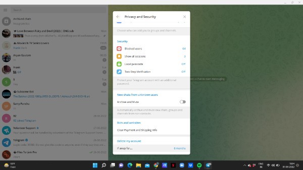 How To Delete Account In Telegram