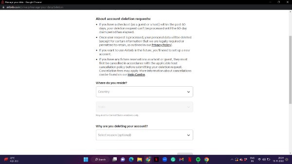 How To Delete Airbnb Account