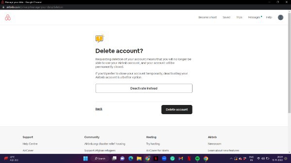 How To Delete Airbnb Account