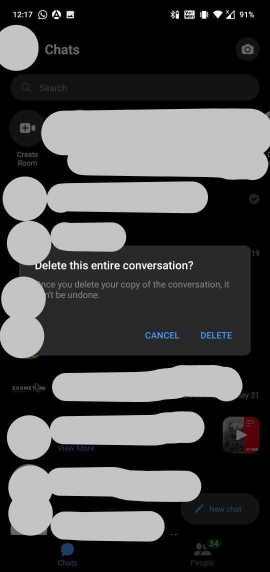 How To Delete All Facebook Messages At Once On Android