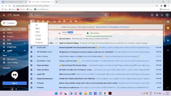 How To Delete All Promotions In Gmail