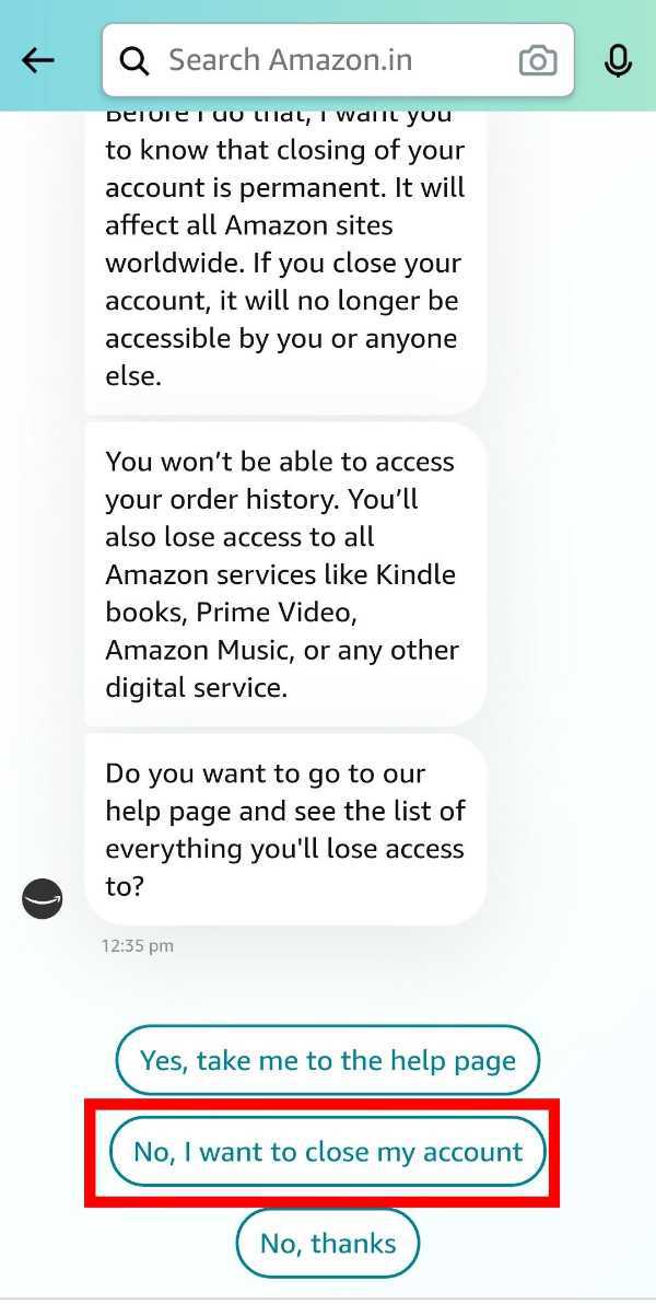 How To Delete Amazon Account Permanently In Mobile