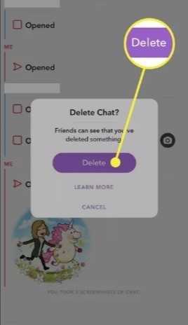 How To Delete An Unopened Snapchat