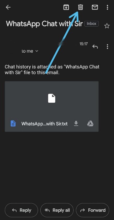 How To Delete Export Chat From WhatsApp
