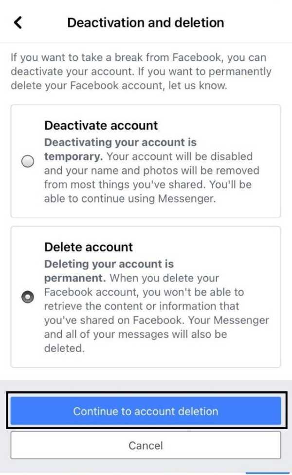 How To Delete Facebook Account Permanently Immediately In Mobile
