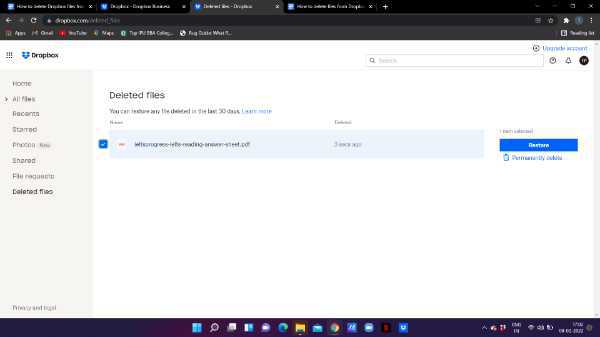 How To Delete Files From Dropbox