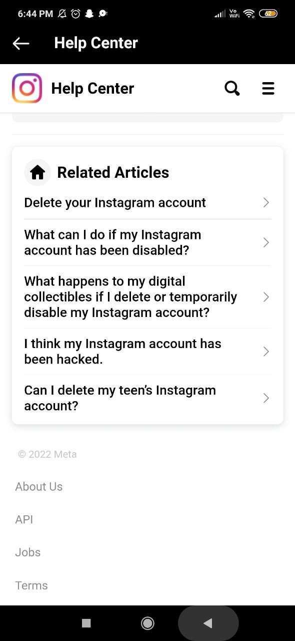 How To Delete Instagram Account On Android