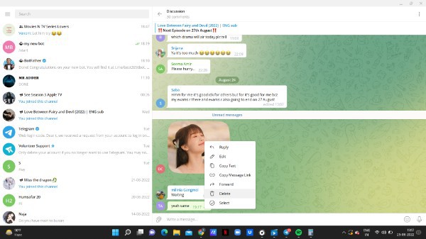 How To Delete Message In Telegram Group