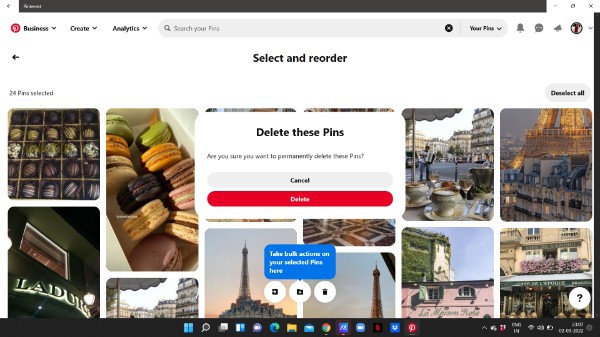 How To Delete Multiple Pins On Pinterest