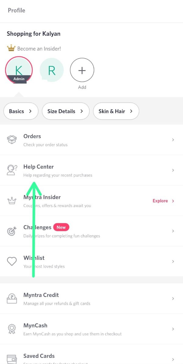 How To Delete Myntra Order History