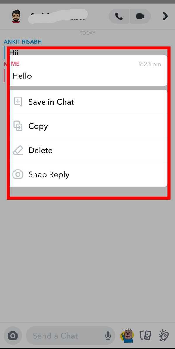 How To Delete Snapchat Chats