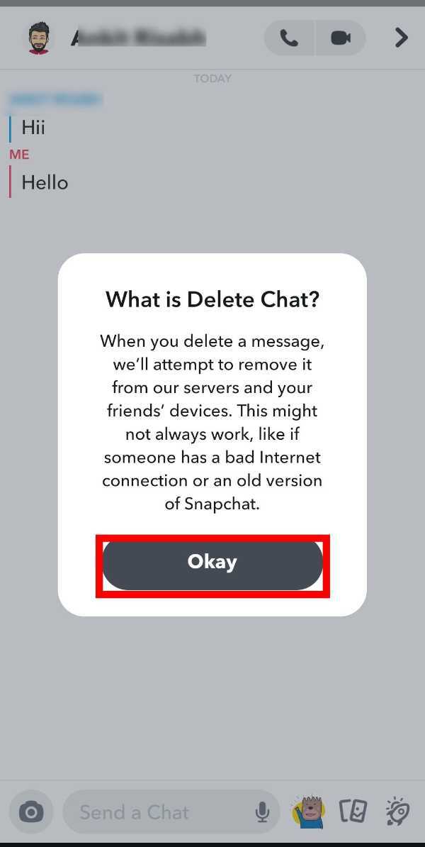How To Delete Snapchat Chats