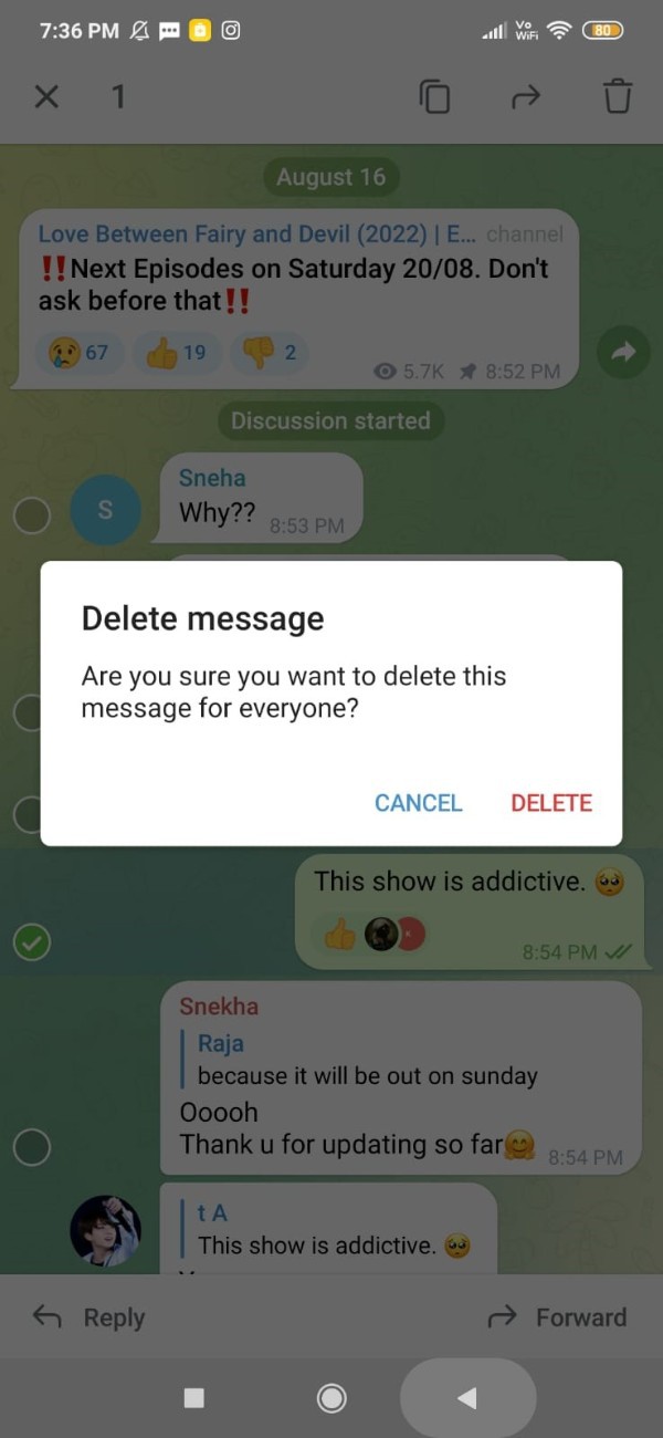 How To Delete Telegram Group Messages Android