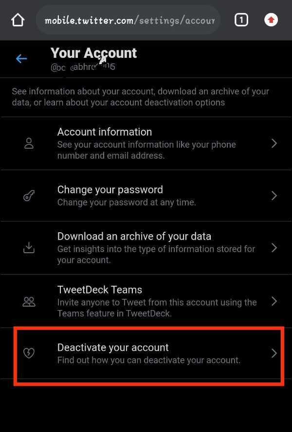 How To Delete Twitter Account On Phone