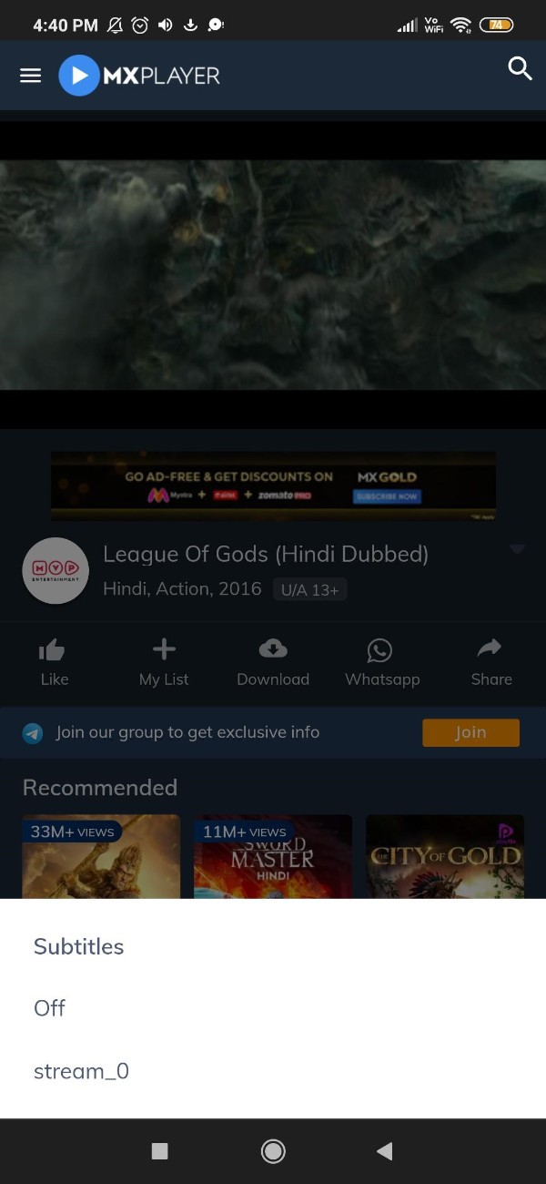 How To Disable Subtitles In MX Player