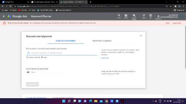 How To Do A Keyword Search On Google