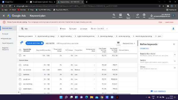 How To Do A Keyword Search On Google
