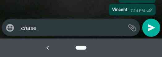 How To Do Underline In WhatsApp Chat
