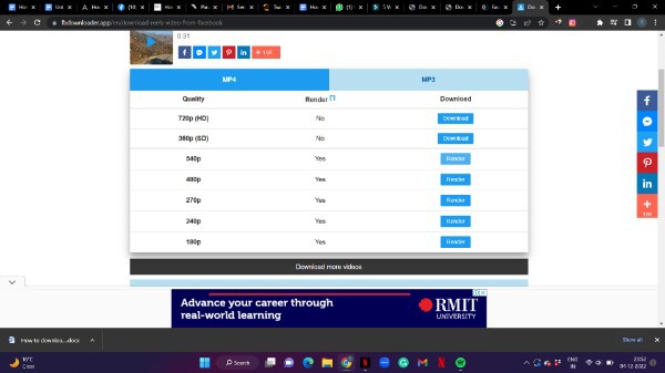 How To Download Facebook Reels