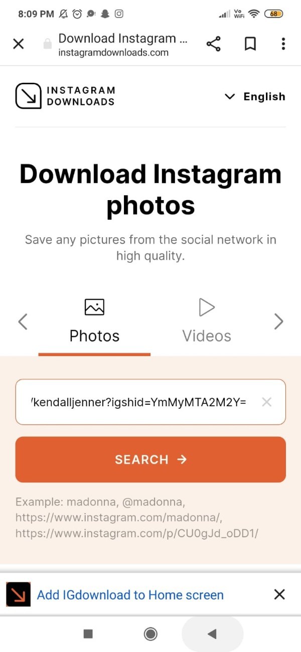 How To Download Instagram Profile Picture On Android