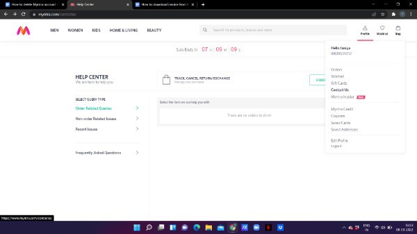 How To Download Invoice From Myntra