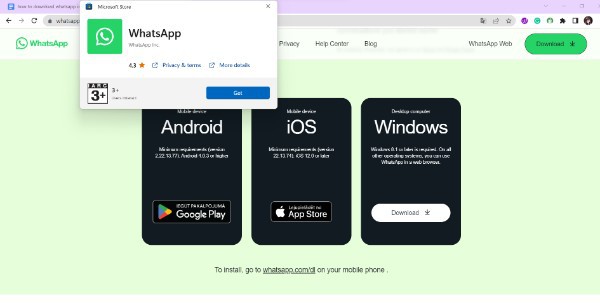 How To Download WhatsApp In Windows 7