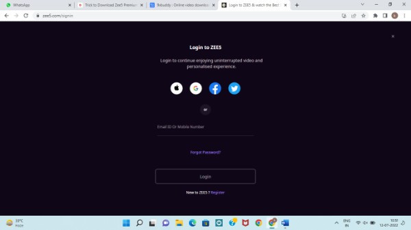 How To Download ZEE5 Premium Videos For Free