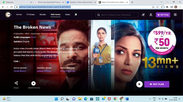 How To Download ZEE5 Premium Videos For Free