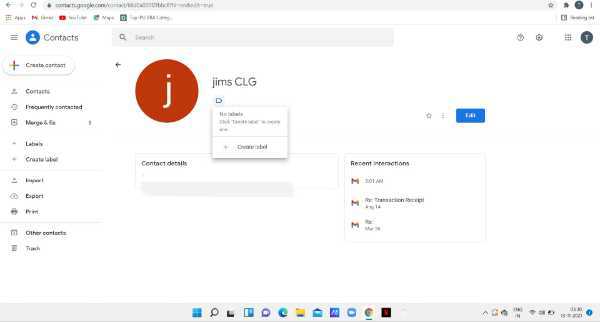 How To Edit Contacts In Gmail