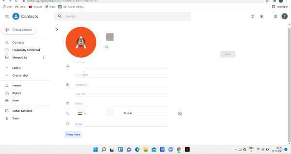 How To Edit Contacts In Gmail