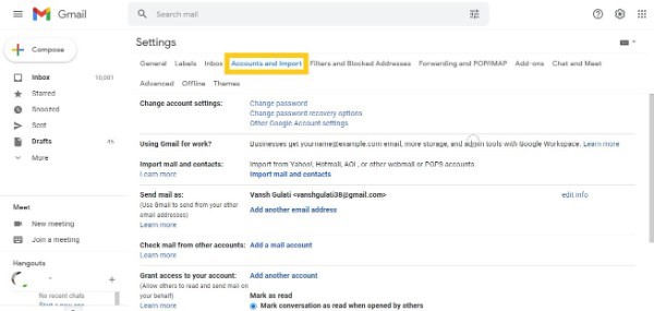 How To Edit Email Address In Gmail