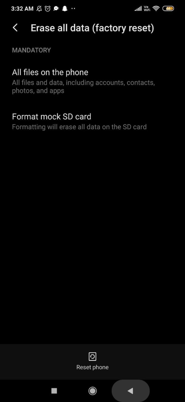 How To Factory Reset Redmi 4