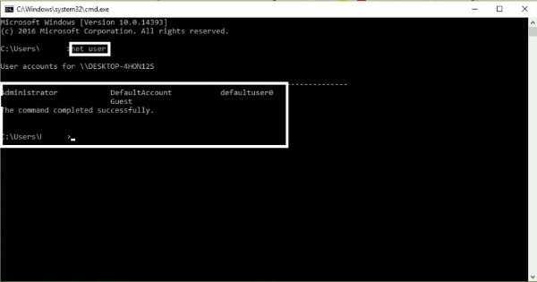 How To Find Administrator Password Windows 10 Using Command Prompt