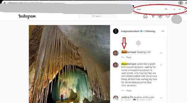 How To Find Someone Comments On Instagram