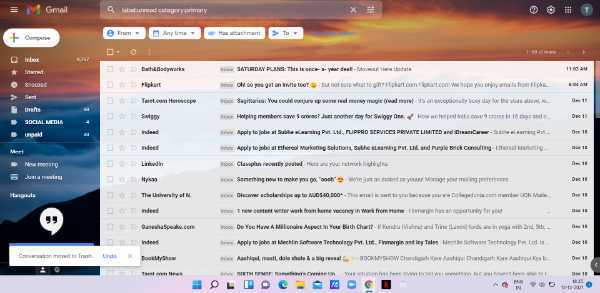 How To Find Unread Emails In Gmail Primary